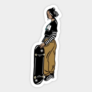 Dine skater Sticker